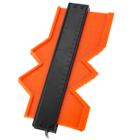 Lock Bredere Contour Gauge Profiel Tool Legering Rand Vormgeven Onregelmatige Hout Maatregel Liniaal Laminaat Tegels Mee