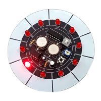 Lucky Draw Circuit spelkit LED Lamp Rad van Fortuin DIY Elektronische Tafel Speelgoed Games
