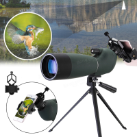 LUXUN 25 75x70 Zoom Monoculair HD BAK4 Optische Vogelkijktelescoop + Statief + Telefoonhouder