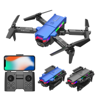 LYZRC F190 2,4 GHz WIFI FPV met 4K HD Dubbele camera 10 minuten Vliegtijd Headless modus 360 ° Stuntrol Opvouwbare RC Dr
