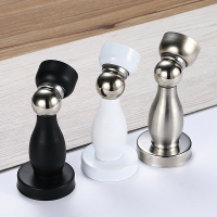 Magnetische deurstopper van roestvrij staal met bevestigingsschroeven