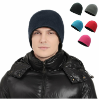 Mannen Vrouwen Winter Hoeden Cap Dubbelzijdig Outdoor Fietsen Ski Gehoorbescherming Koudebestendige Pluis Hoeden
