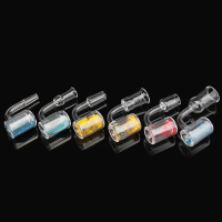 Massief glazen kap Mannelijk / vrouwelijk 10 mm / 14 mm / 18 mm gezamenlijke Quartz Banger glazen kom