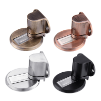 Massief Heavy Duty Zinklegering Verstelbare Magnetische Deurstopper Verborgen Floor Mount Deur Catch Gratis Ponsen Deurh