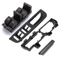 Master Window Schakelaar + Interieur Paneel Bezel + Handvat Trim + frame Voor Volkswagen Jetta Passat Golf MK4