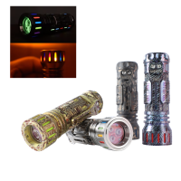 MEOTE FM2 SFS80 2360lm 225m EDC Titanium Zaklamp met Nieuwe UI 14500 Batterij Mini LED Zaklamp Tactische Survival Tools