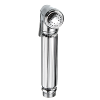 Messing Shattaf Douche Spray Bidet Wc Douchekop Nozzle Houder Zilver Bidet Reinigingsapparaat