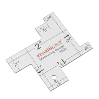 Metalen Somometer naaien meetmeter Quilten linialen voor naaien Crafts