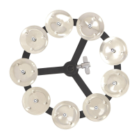 Metalen Vertrappel Bel Hi Hat Rammelaar Voet Bel Muzikaal Gereedschap Onderdelen Koperen Tamboerijn Diameter 165 MM