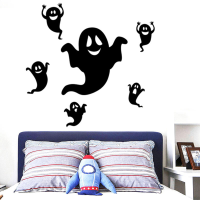 Miico FX3012 Halloween sticker Creatieve cartoonsticker Verwijderbare muursticker   Geest