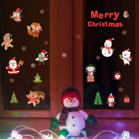 Miico SK6038 Kerststicker Novetly Cartoon muurstickers voor kinderkamer decoratie Kerstfeest