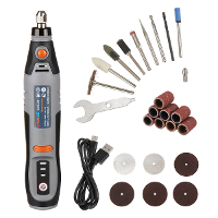 Mini Draadloos Roterend Gereedschap 3 Snelheid Roterend Kit LED Licht USB Opladen Voor Kleine Lichtprojecten als Polijst
