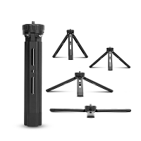 Mini Metal Tripod Vier hoogte Verstelbare Houder Draagbare Beugel voor Telefooncamera Vlog Uitzending