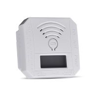 Mini Vierkante Rookdetector Koolmonoxide Detectie LED Dichtheidsweergave Geluid Licht Alarm Hooggevoelig Alarmapparaat v