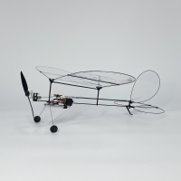 MinimumRC Butterfly T1 360 mm spanwijdte koolstofvezelfilm Ultralicht RC vliegtuig voor binnen KIT + motor