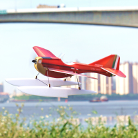Minimumrc LISA Magnifieke Italiaanse Vintage Seaplane 320mm Spanwijdte KT Foam Micro RC Vliegtuig Vliegtuig KIT Met Moto