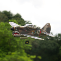 Minimumrc P40 Flying Tigers Fighter Q serie 320mm Spanwijdte KT Foam Micro RC Vliegtuig Vaste Vleugel KIT met Motor
