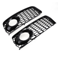 Mistlamp Lamp Cover Grille Grill Honingraat Hex Zwart Voor Audi A5 S Line S5 B8 RS5 2008 2012