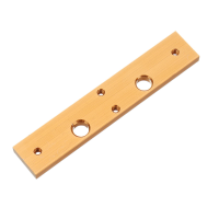 MK8 Dubbele extruder aluminium dubbele mondstuk keel vaste blok voor 3D printer Makerbot dubbele printkop