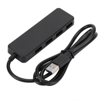 MnnWuu USB 3.0 Docking Station USB Hub met 4 USB3.0 Poorten 5 Gbps Plug & Play Splitter Adapter voor PC Computer Laptop