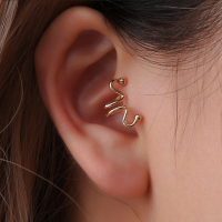 Mode Oor Clip Oorbel Snake Bone Animal Matchstick Oor Manchet Oorbellen Etnische Sieraden voor vrouwen