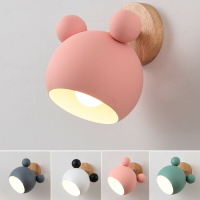 Moderne Wandlamp Colorful Ijzer Mickey Wandlampen Voor Woonkamer Slaapkamer Babykamer Decor Nordic Thuis Nachtkastje Muu