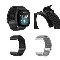 Multi color sport metalen horlogeband vervanging voor Fitbit Versa 4/3/Sense 2/Sense