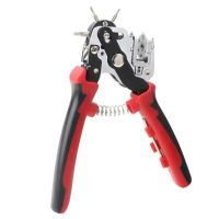 Multi Maat Perforator 2/2,5/3/3,5/4/4,5 mm Roestvrij Stalen Professioneel Lederen Perforeergereedschap Voor DIY Karton P
