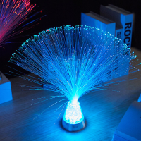 Multicolor LED Glasvezel Lamp Licht Interieur Decoratie Starry Sky Festival Lamp LED Nachtlampje Camping Sfeer Lamp