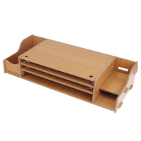 Multifunctionele Computer Scherm Monitor Riser Laptop Stand Thuiskantoor Organizer Plank