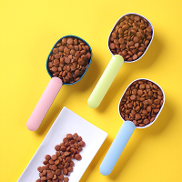 Multifunctionele Pet Food Schop Lepel Hond Kat Voeden Lepel Draagbare Diervoeder Benodigdheden