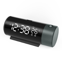 Multifunctionele Projectieklok Tijd Temperatuur Digitaal Display Dubbele Klok LED Scherm Achtergrondverlichting USB Gevo