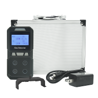 Multigasdetector Alarmlicht Draagbare gasdetector met H2S O2 CO en detectie van brandbare gassen Hoorbare visuele trilwa