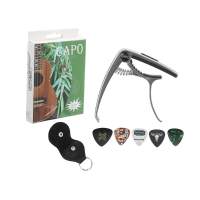 Muspor MX0068D Gitaarcapo Geschikt voor Elektrische Gitaar Bas Ukulele Banjo Mandoline