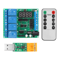 N722A04 + TB411 + UD68B01 N76E003 MCU Development Board MS51FB9AE Digitale Buis LED Infrarood Optocoupler RS485 Relaismo