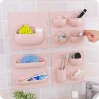 Naadloze Badkamer Tandenborstelhouder Bad Shaver Organizer Plak Hanger