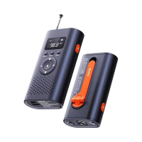 Nextool 6 in 1 AM FM radio Zaklamp Stroomopwekking Noodwaarschuwing Laserlicht 4500mAh Powerbank Outdoor draagbare radio