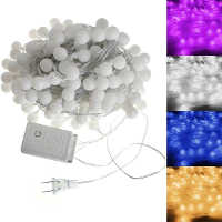 Nieuwe 20m 200 LED Waterdichte Kleurrijke Ball String Fairy Lichte Wedding Party Holiday Decor 110V