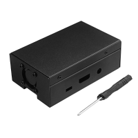 Nieuwe aluminium behuizing met koelventilator voor Raspberry Pi 3/2/B+