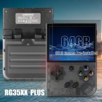 Nieuwe ANBERNIC RG35XX Plus Retro Handheld Game Console Ingebouwd 64G TF 5000+ Klassieke Spellen Ondersteuning HDTV Draa