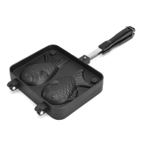 Non stick Taiyaki Vis Vormige Wafel Koekenpan Maker Thuis Voedsel Koken Bakvorm Wafel Maker