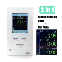 Nucleaire Straling Tester Elektromagnetische Radiometer Stralingsdosismeter Geigerteller Contactadvertentie Dosimeter X 