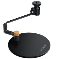 Oatsbasf Desktop projectorstandaard Multi angle Aanpassing Metalen Beugel Imperial 1/4 Schroef Draagbare Projector Houde