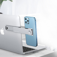 Oatsbasf Verstelbare Laptop Telefoonhouder Laptop Side Mount Clip Laptop Magnetische Monitor Uitbreidingsbeugel