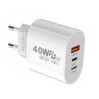 Olaf 60W 3 poorts USB PD lader Dual USB C+USB A PD QC3.0 Snellader Wandoplader Adapter EU stekker US stekker voor iPhone