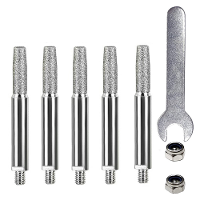 Onderdelen voor kettingzaagslijper, diamant gecoate slijpkop, cilindrische burr, 4 5 6mm voor draagbare handketting slij