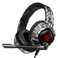 ONIKUMA K19 Gaming Headset Stereo Headset USB 3.5Mm Hoofdtelefoon Over het hoofd Ruisonderdrukking Comfortabele LED verl