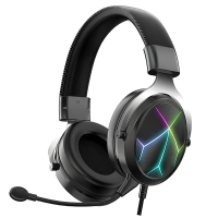 ONIKUMA X10 PRO LED RGB Gaming Hoofdtelefoon Ruisonderdrukkende Sport Gaming Headset met Microfoon voor PC Laptop Gamer