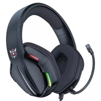 ONIKUMA X27 Hoofdtelefoon USB 3.5Mm LED Licht Bedrade Bass Gaming Hoofdtelefoon Stereo Oortelefoon Microfoon voor PS4 Co
