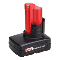 Opgewaardeerde 3.0/4.0Ah 12V lithiumbatterijen vervangen Compatibel met Milwaukee M12 Lithiumbatterij Compatibel met 48 